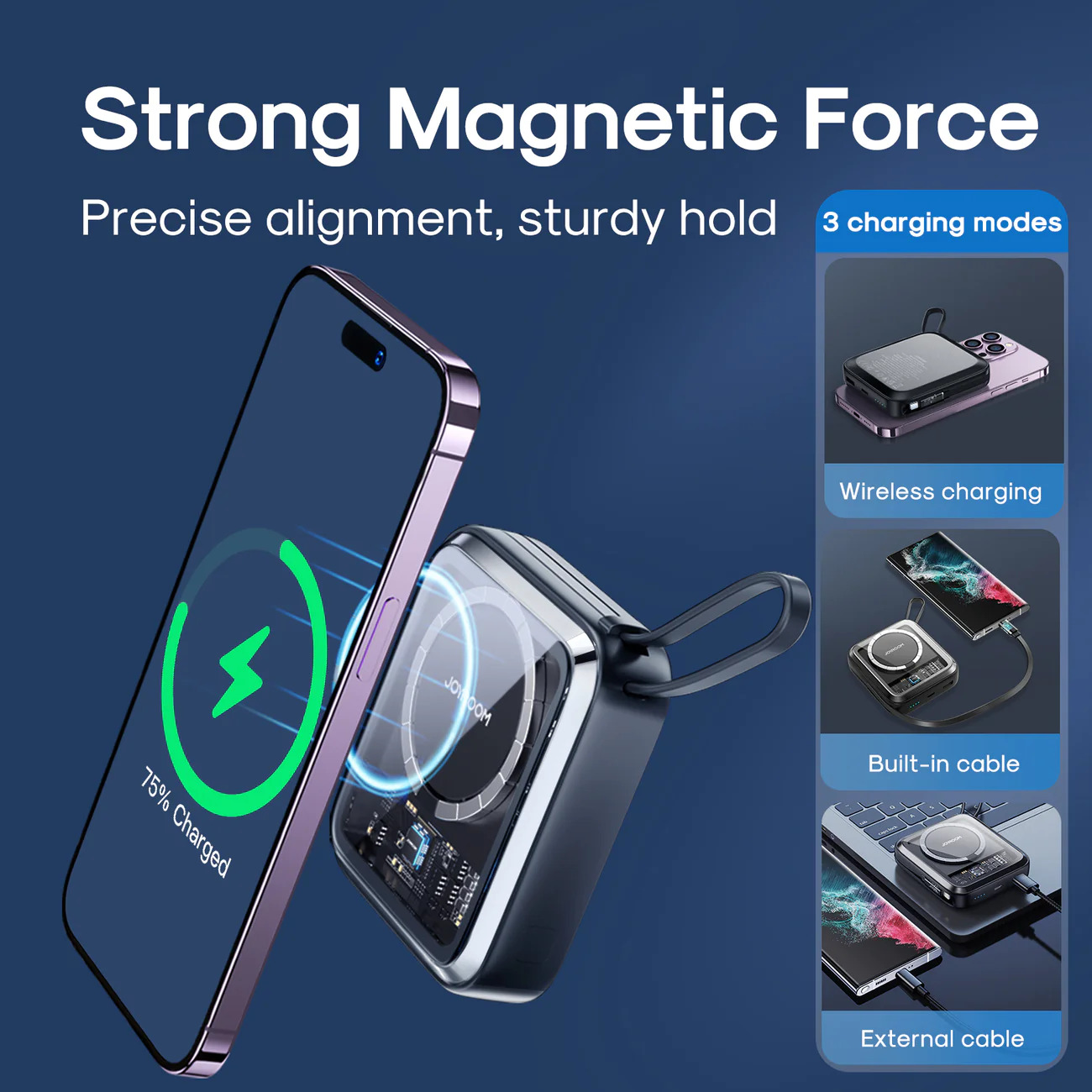 Joyroom JR-L006 IcySeries 22.5W, 10000mAh Magnetic Wireless Power Bank