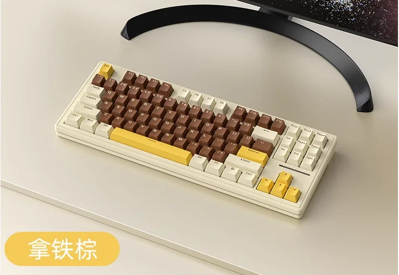 (Sold Out) XINMENG M87 PRO Wired ICE BLUE BACKLIT Gasket Mounted Hot-Swappable Mechanical Keyboard