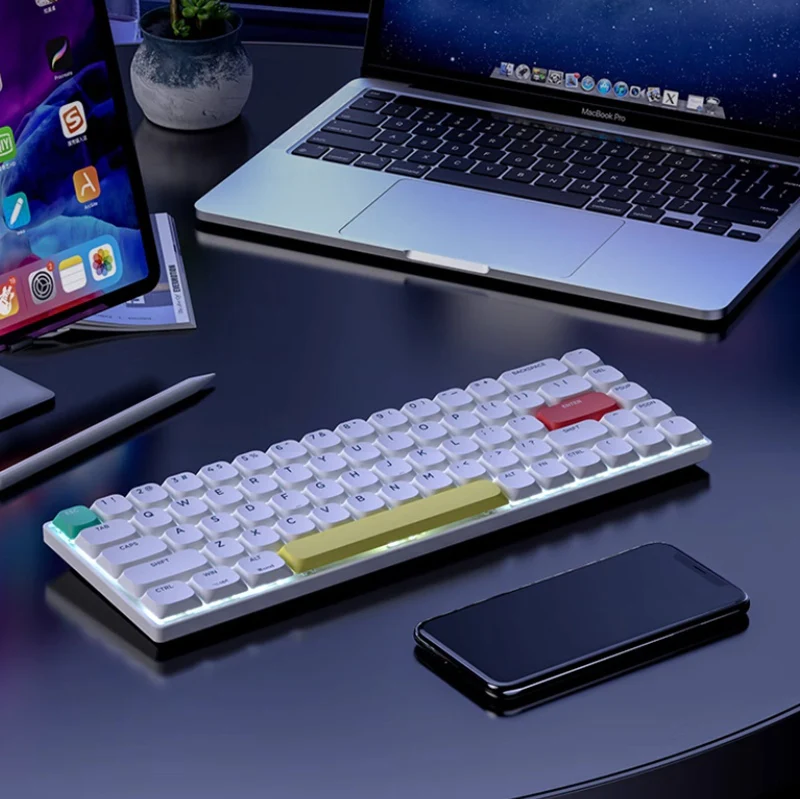 (Sold Out) XINMENG C68 Three Mode Low Profile Mechanical Keyboard_img_2