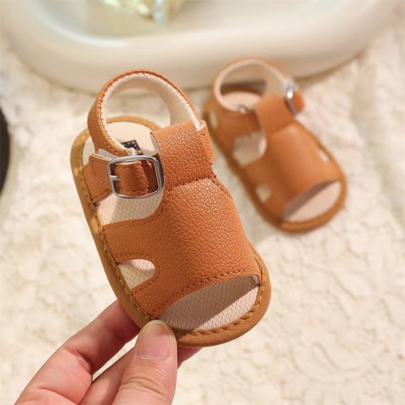 Baby Boy Anti Slip Sole Leather Crib Sandals ( 6-18 months)_img_7
