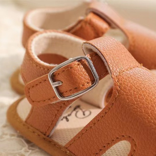 Baby Boy Anti Slip Sole Leather Crib Sandals ( 6-18 months)_img_9