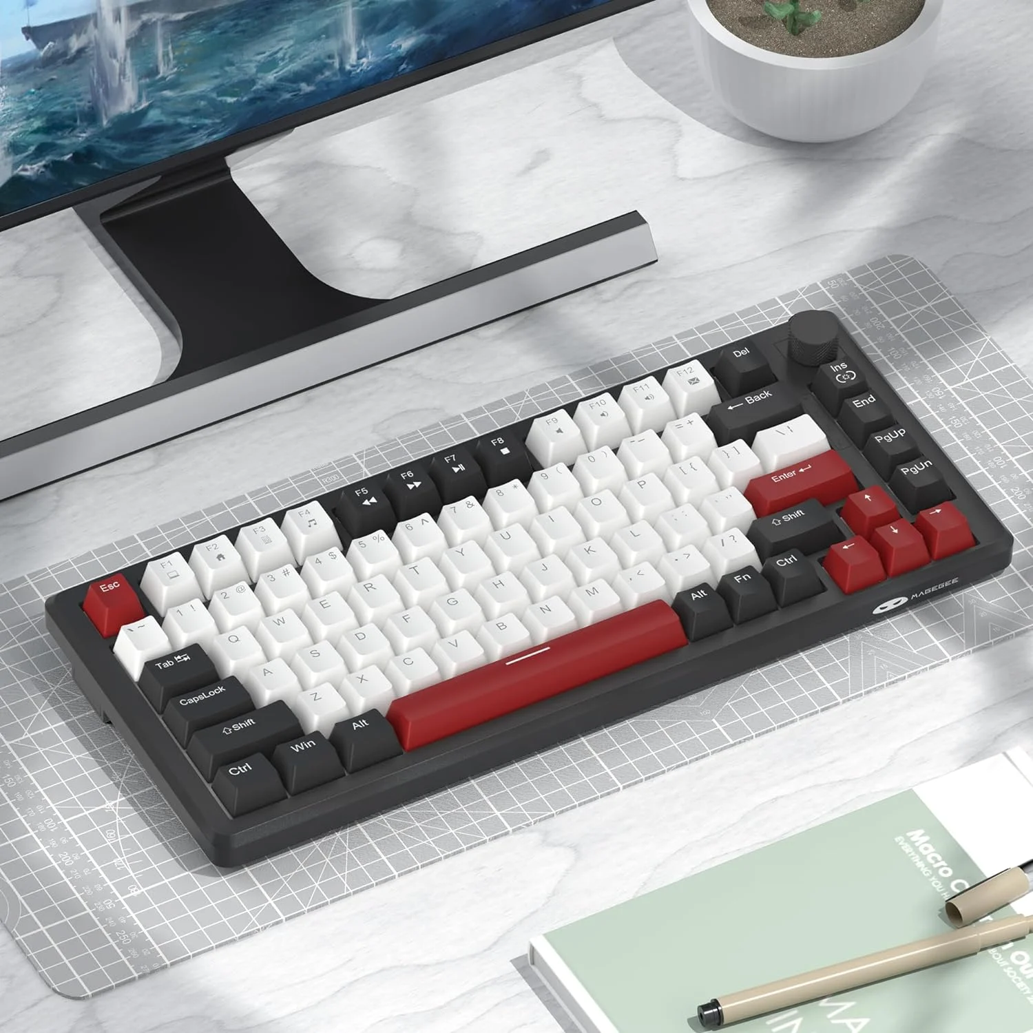 (Sold Out) MAGEGEE STAR75 Wired Mechanical Keyboard - Red Switch