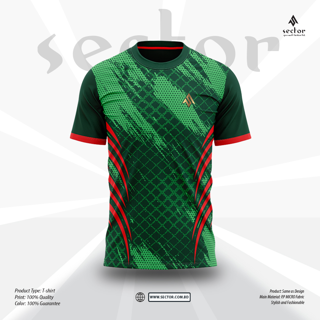 SECTOR Premium Play Quality Half Sleeve Jersey