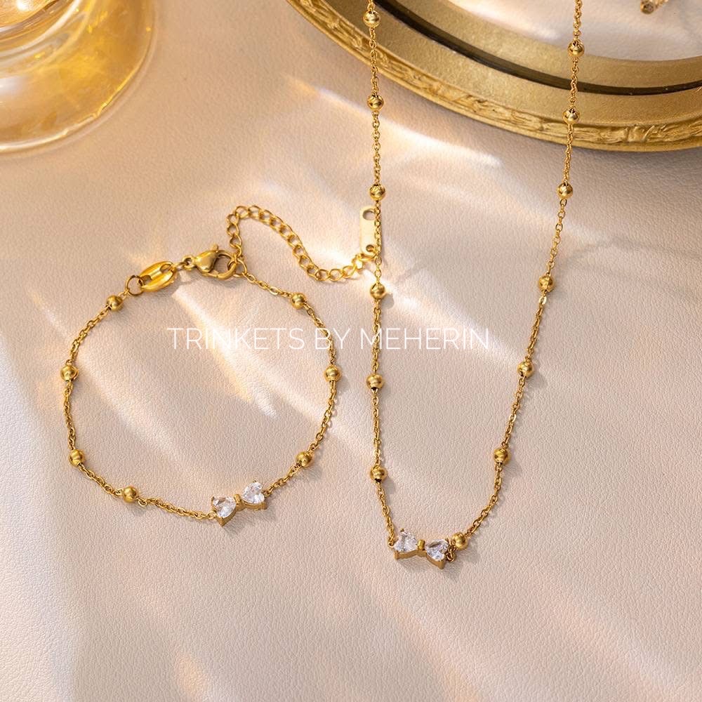 HIGH QUALITY BOW NECK+BRACELET SET_img_0