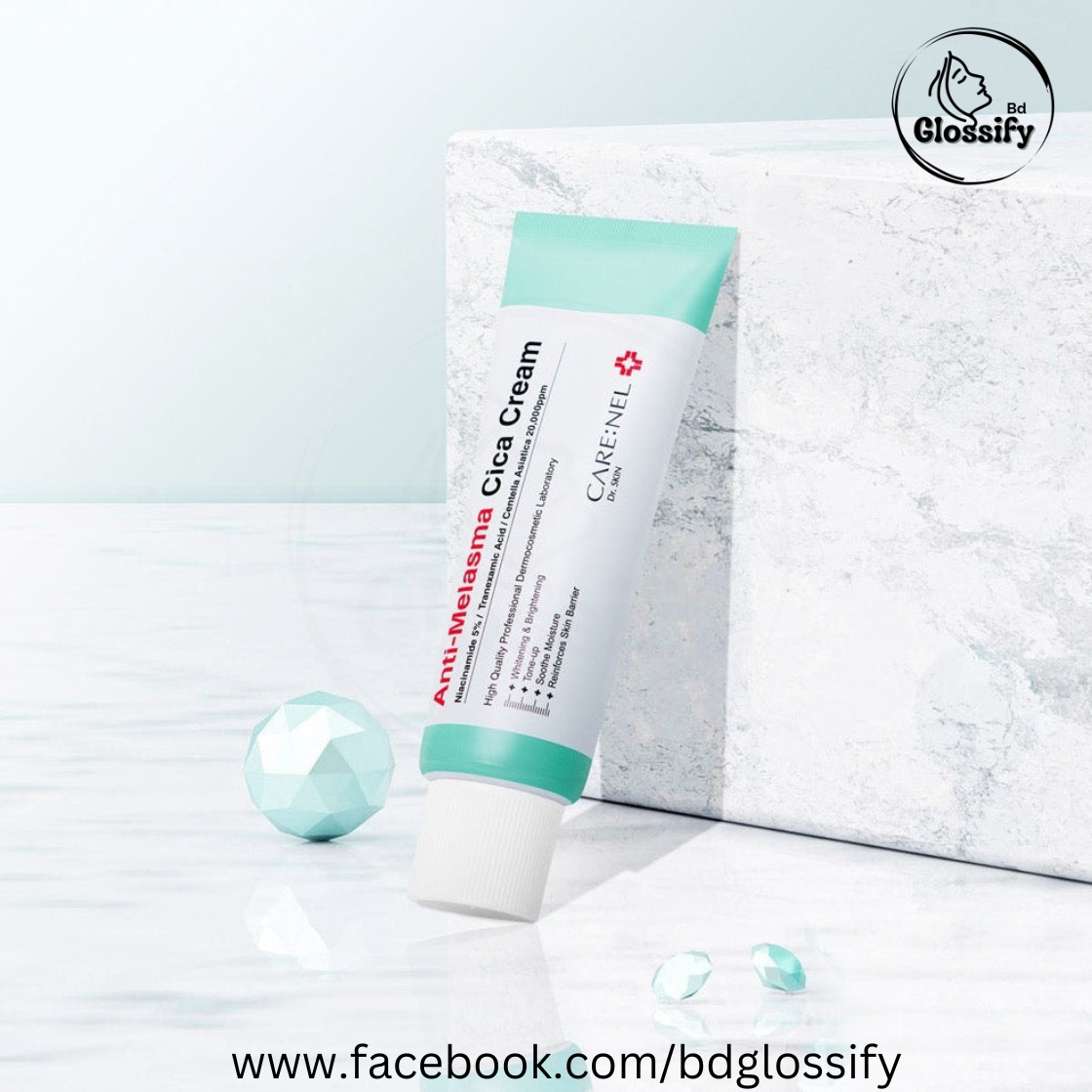 CARE:NEL Anti-Melasma CICA Cream (40ml)