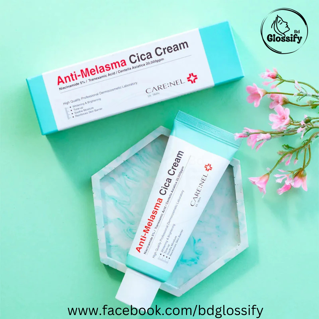 CARE:NEL Anti-Melasma CICA Cream (40ml) thumbnail 2