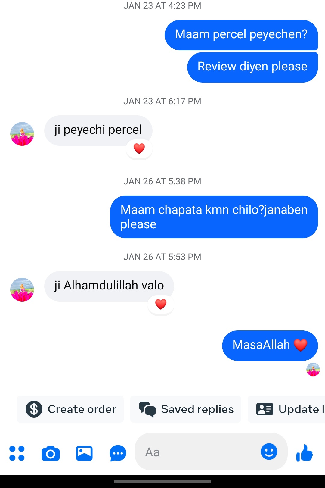 Customer review