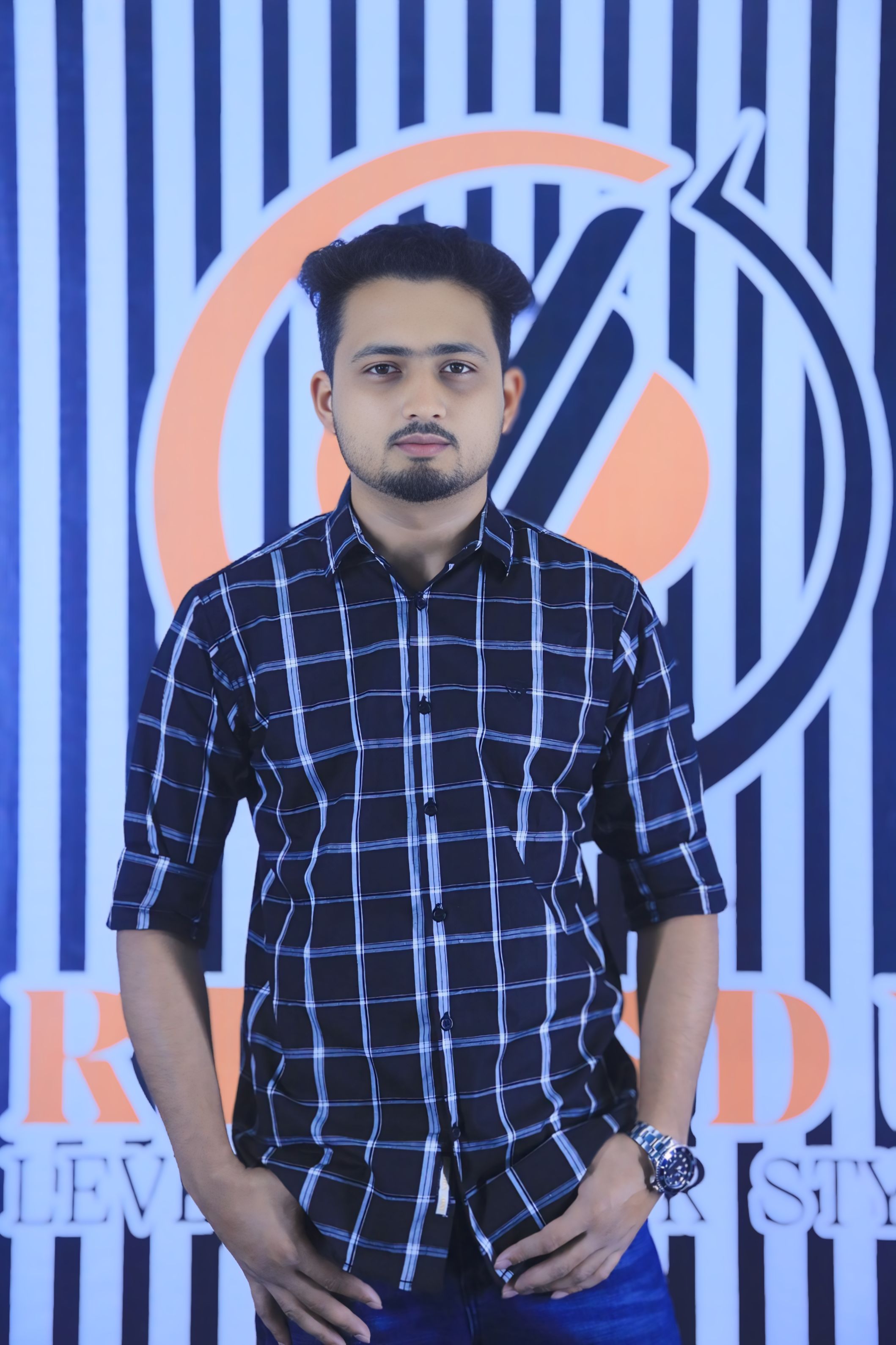 classic black and white checkered shirt