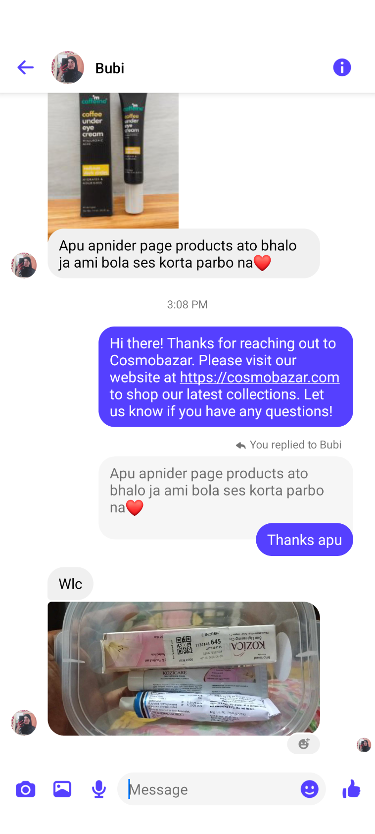 Customer review