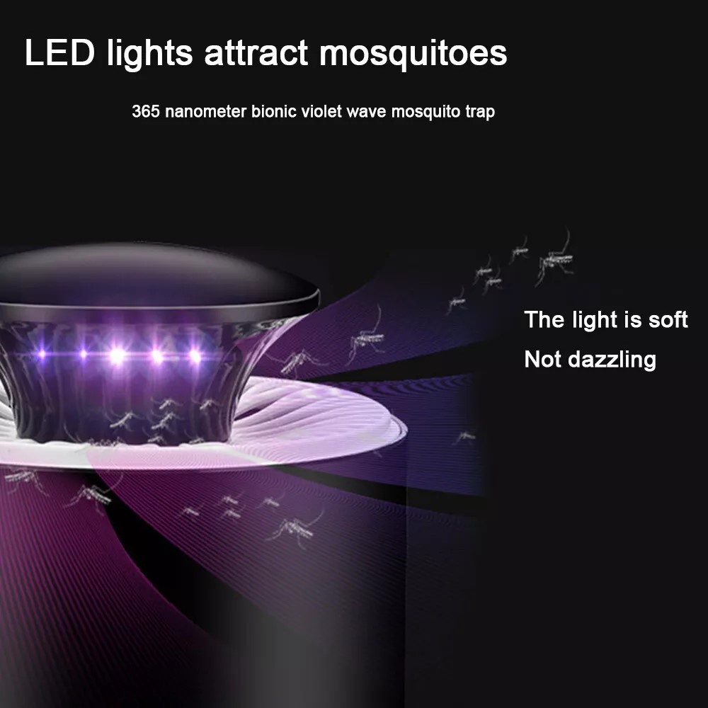 USB Electronic Mosquito Killer Lamp – LED UV Trap for Flies, Moths & Insects_img_1