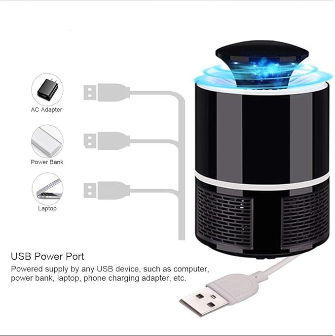 USB Electronic Mosquito Killer Lamp – LED UV Trap for Flies, Moths & Insects_img_3