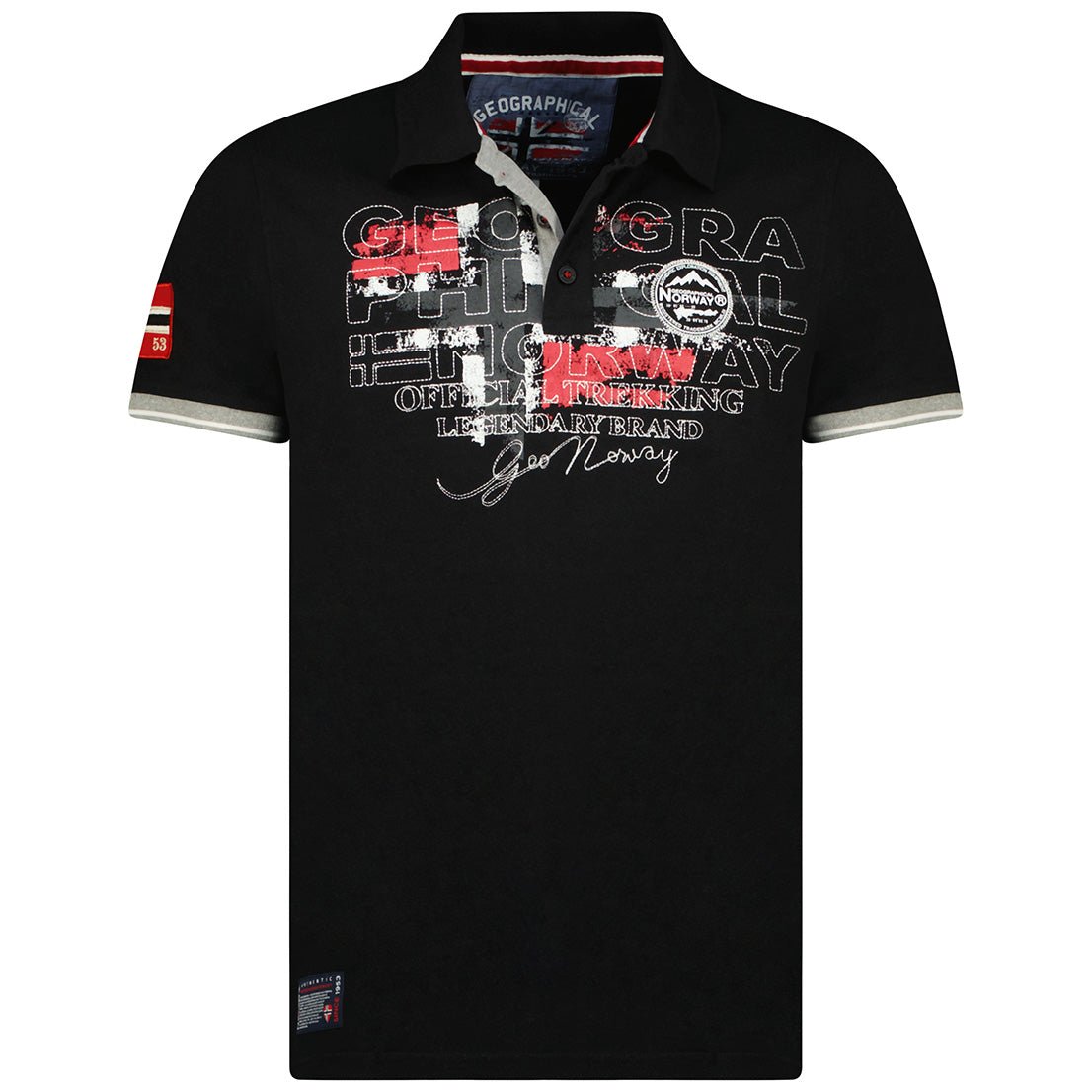 Short-sleeved polo shirt Black_img_1