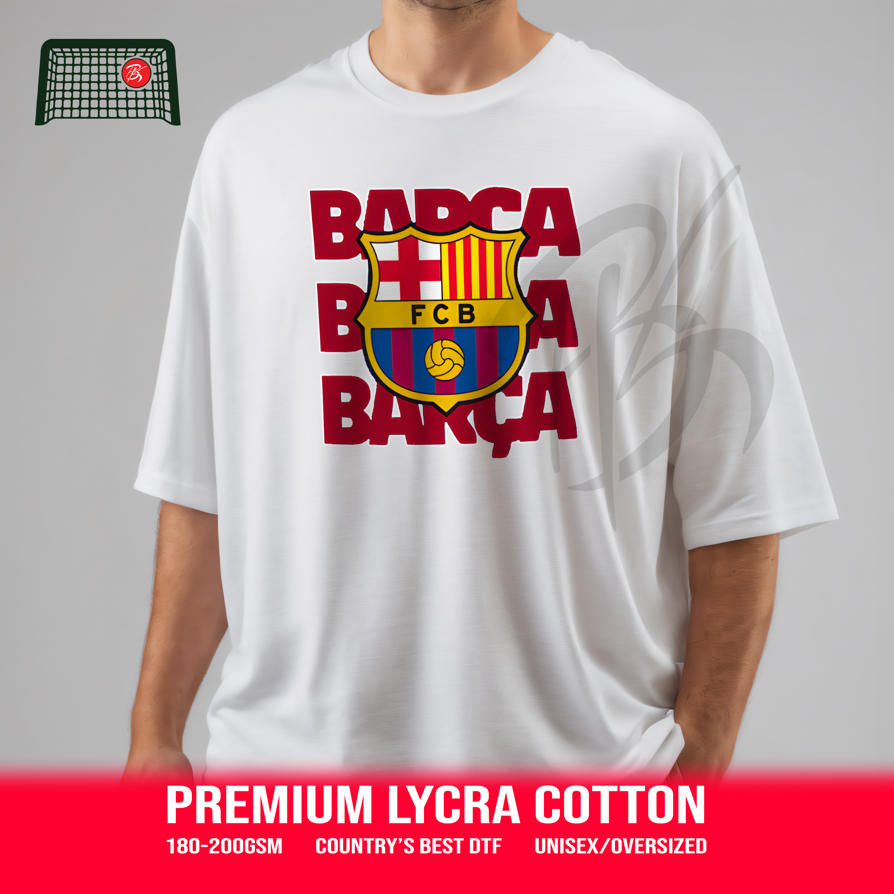 Front Crest, Back Barça – Signature Fan Tee