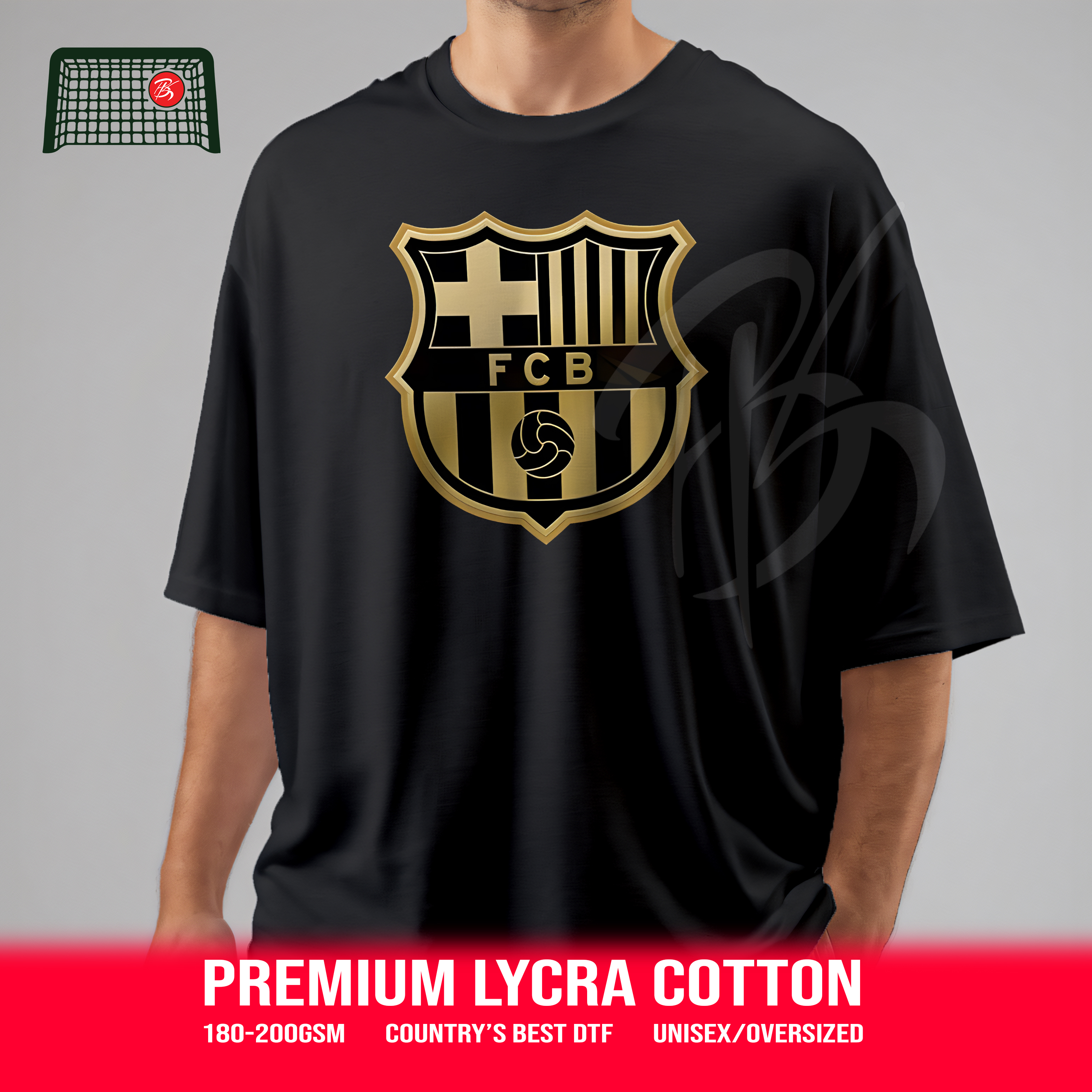 Barça Gold Crest – Elite Edition Tee