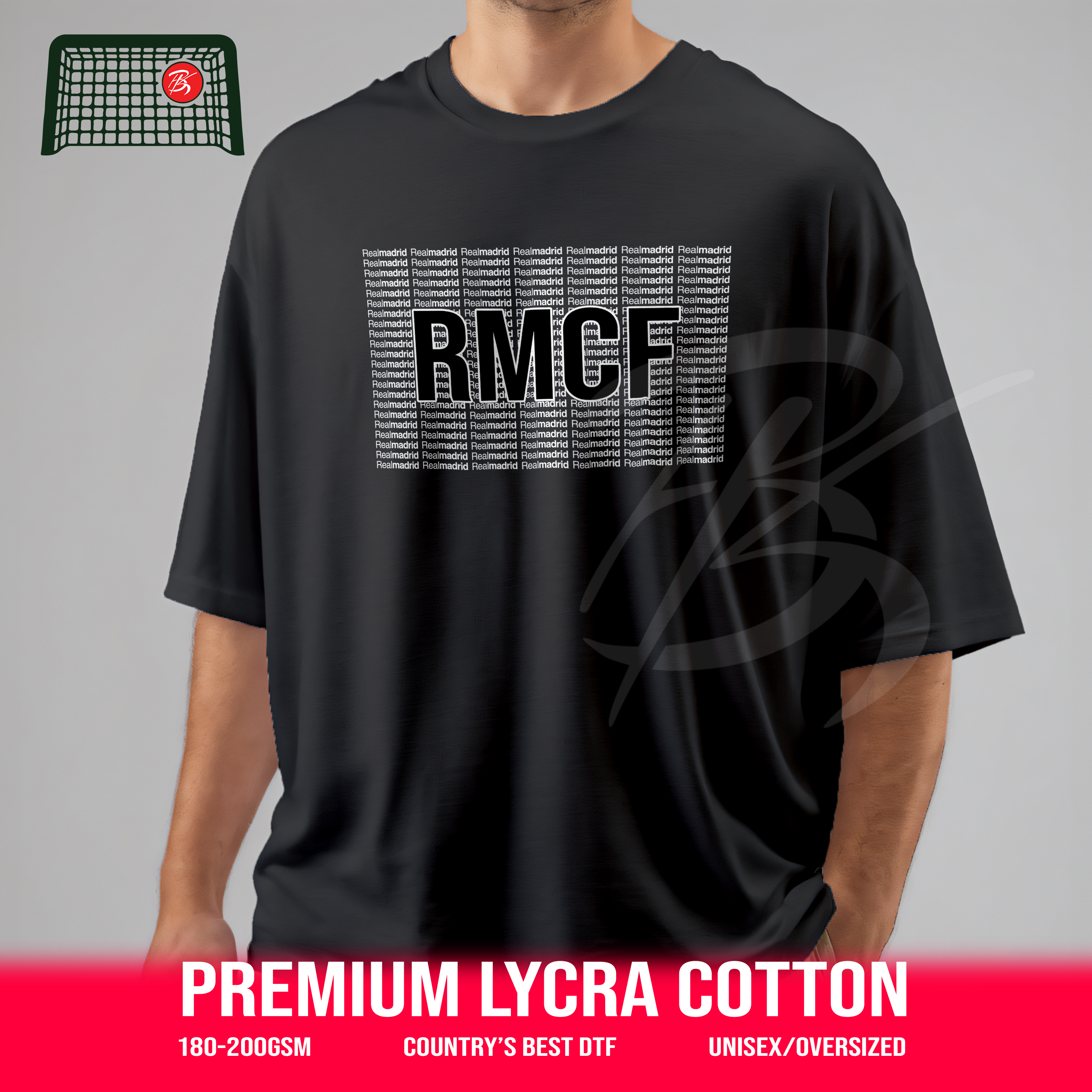 RMCF Front, Real Madrid Back – Legacy Street Tee