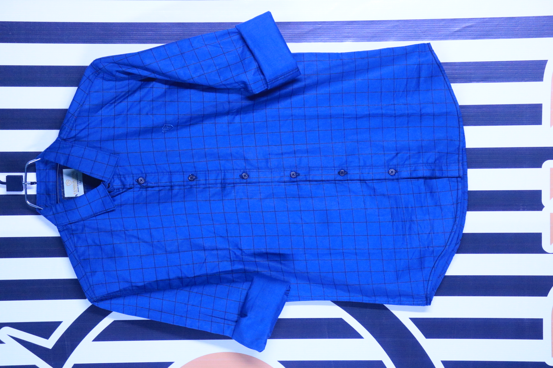 Classic Blue Checkered Shirt – Timeless Style for Every Occasion