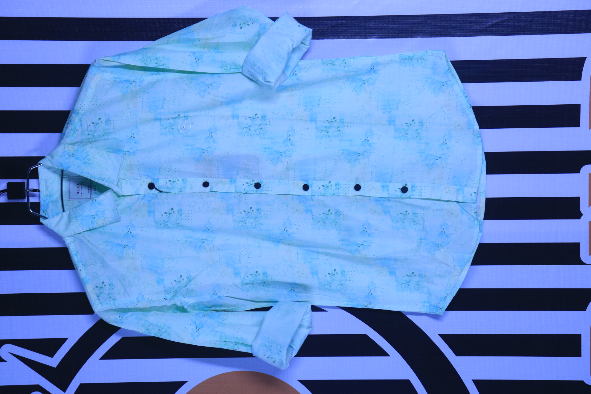 Sky Blue Floral Printed Shirt – Light & Breezy
