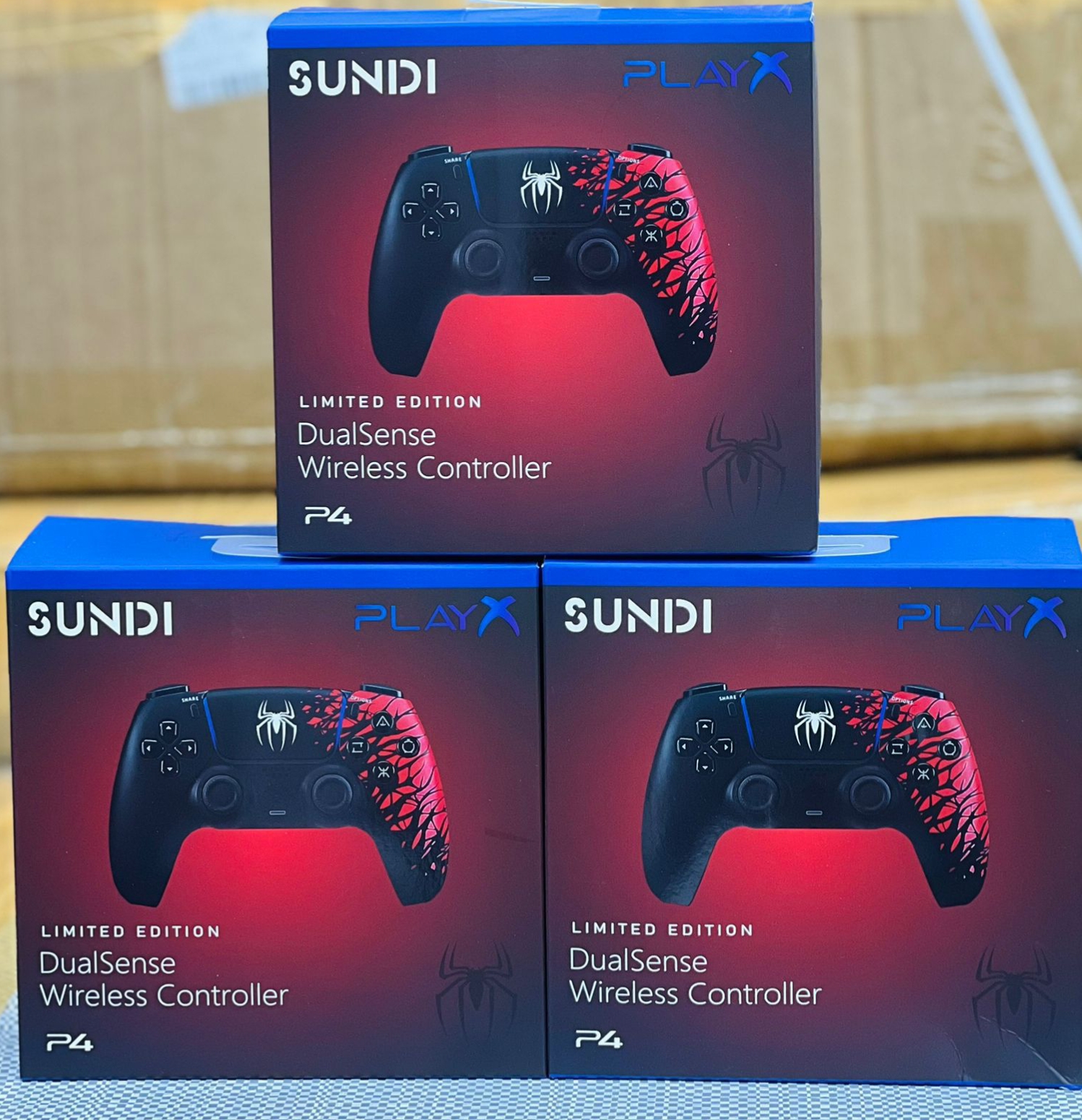 PS4 spiderman limited edition master copy wireless controler
