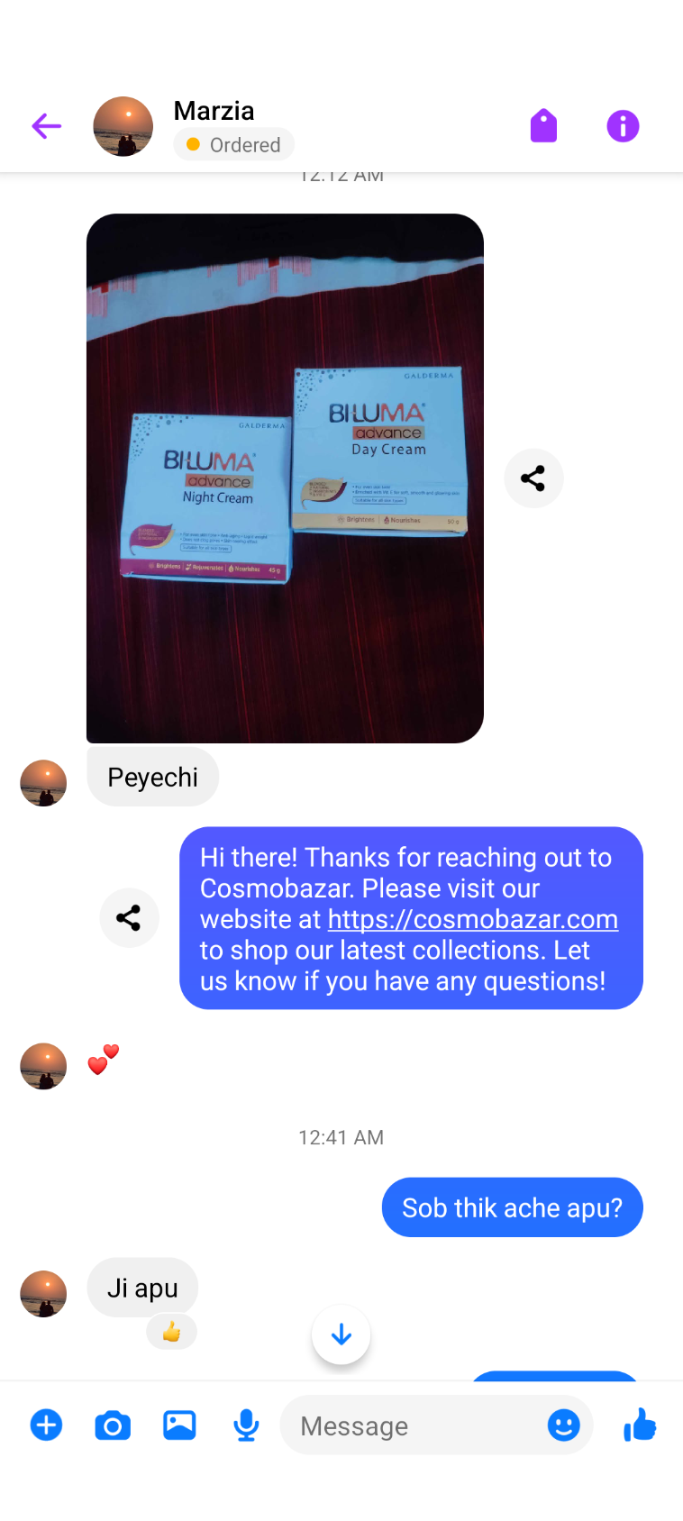 Customer review