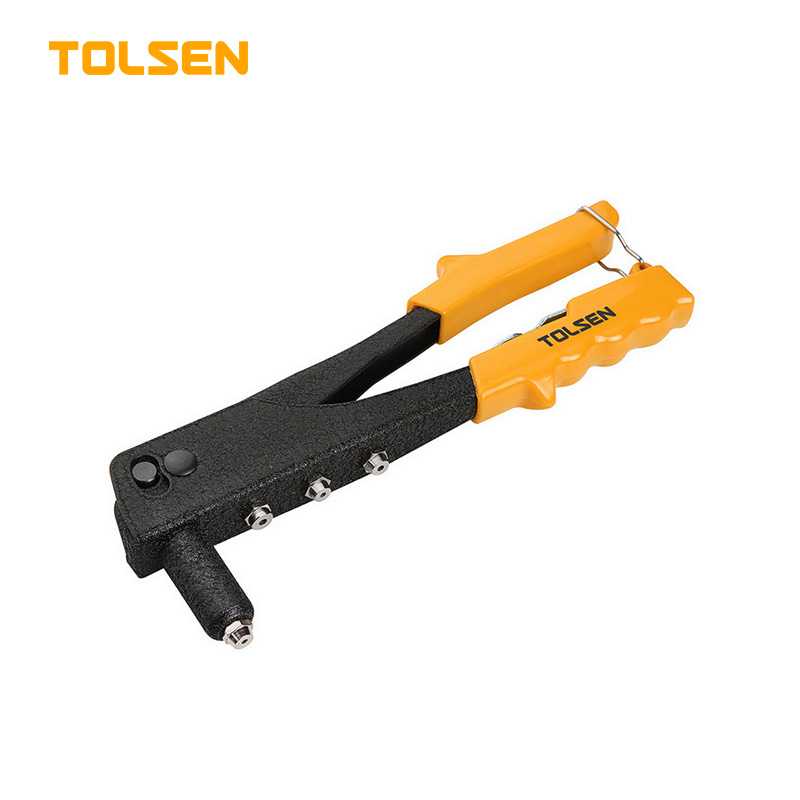 TOLSEN 43001 Hand Riveter, 10" (250mm), Hardened Steel Body, For Aluminium Rivets, Includes Nozzle Wrench | Model: 43001_img_3
