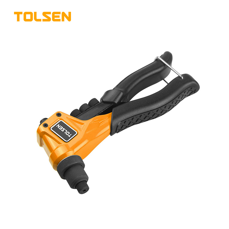 TOLSEN 43099 Hand Riveter | 8" (200mm) | Aluminium Alloy Body | Over 40% Labor Saving | 3 Jaw Alloy Steel | Model: 43099_img_0