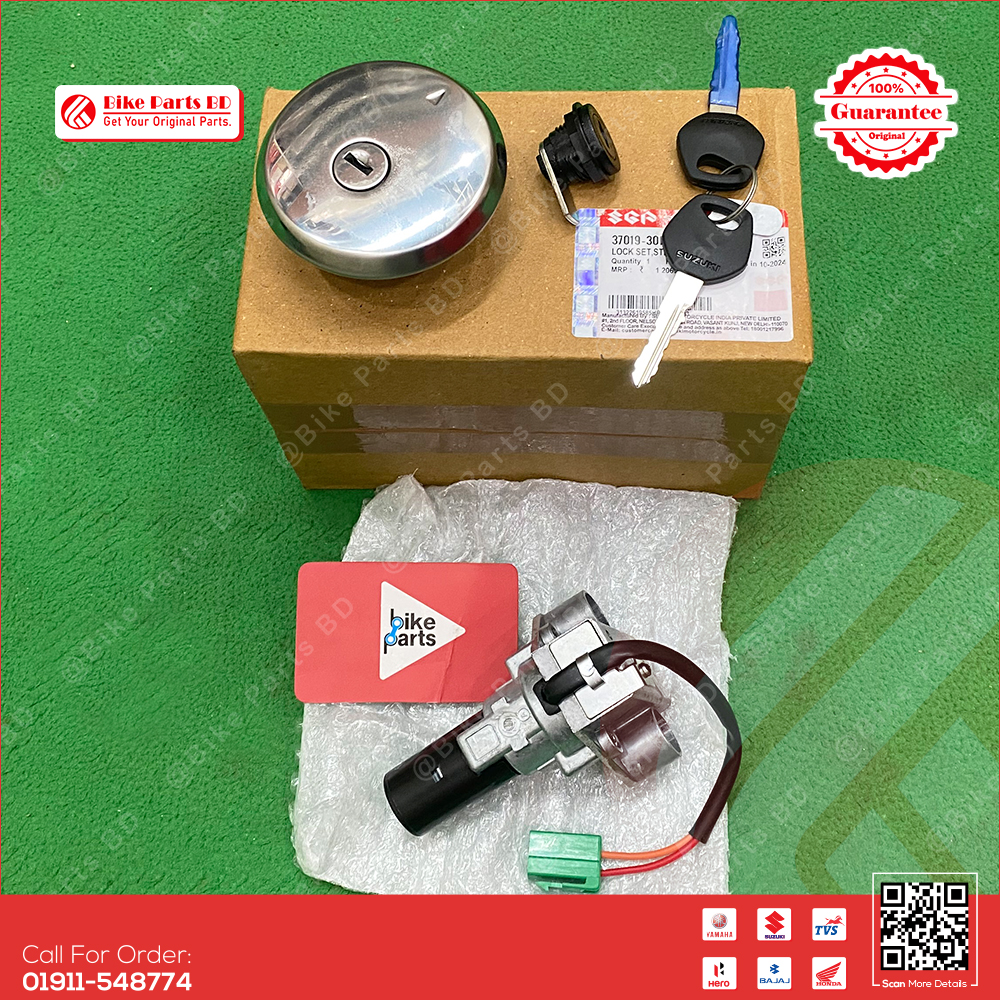 Full Lock Set for Suzuki Hayate EP bike.