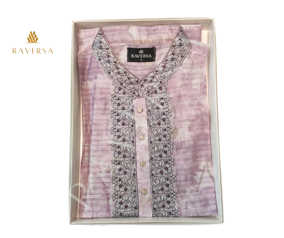 Premium 100% Cotton & Silk Mix Panjabi (Imported)