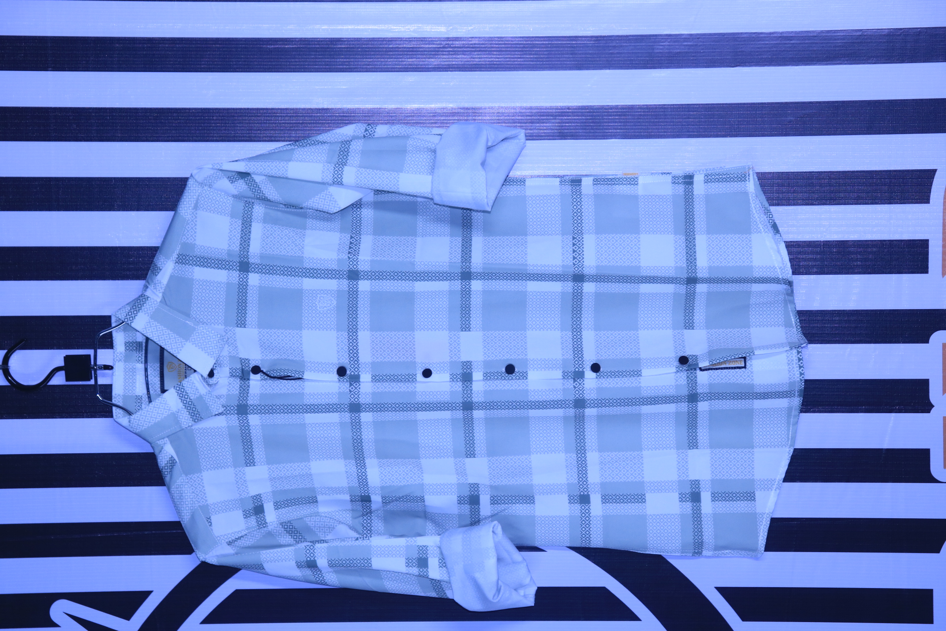 white check shirt