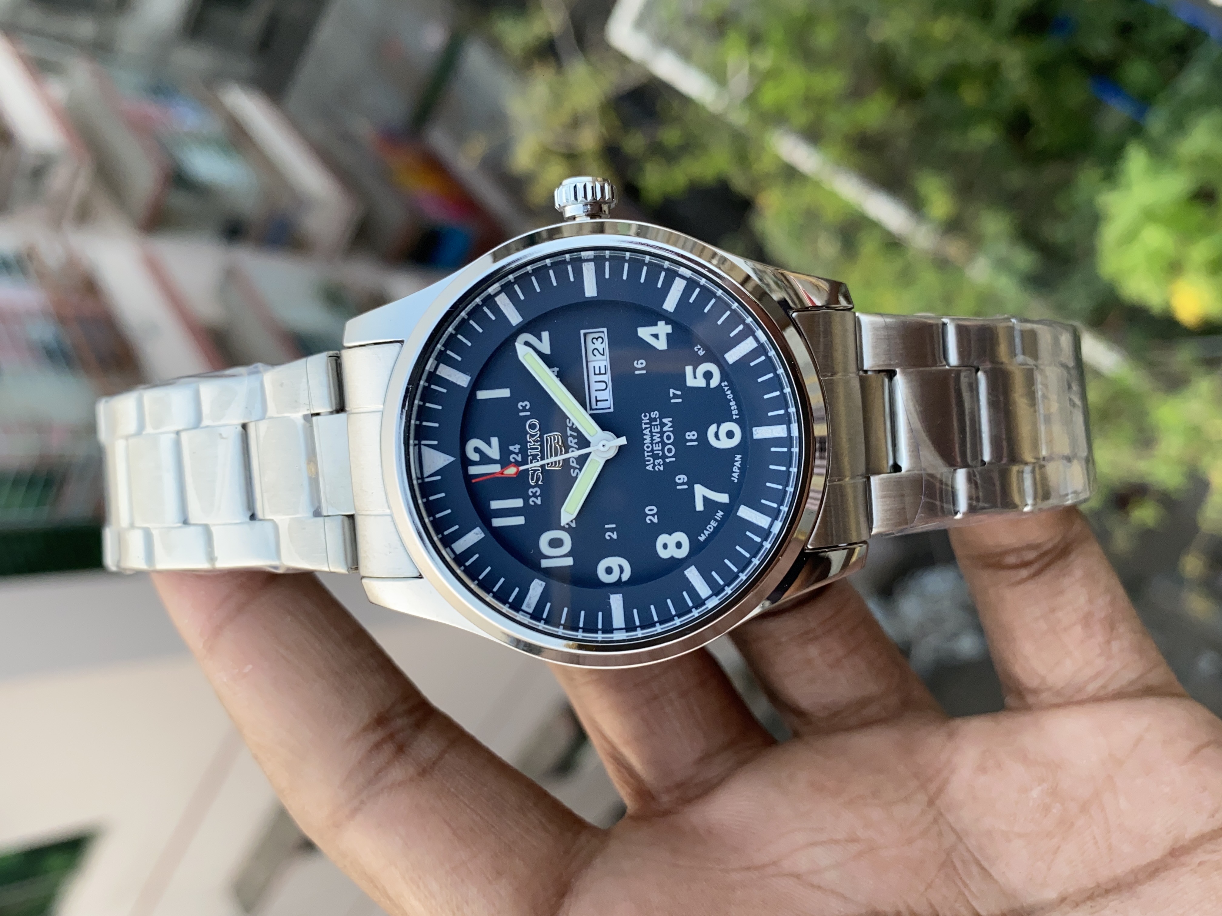 SEIKO daydate blue dial