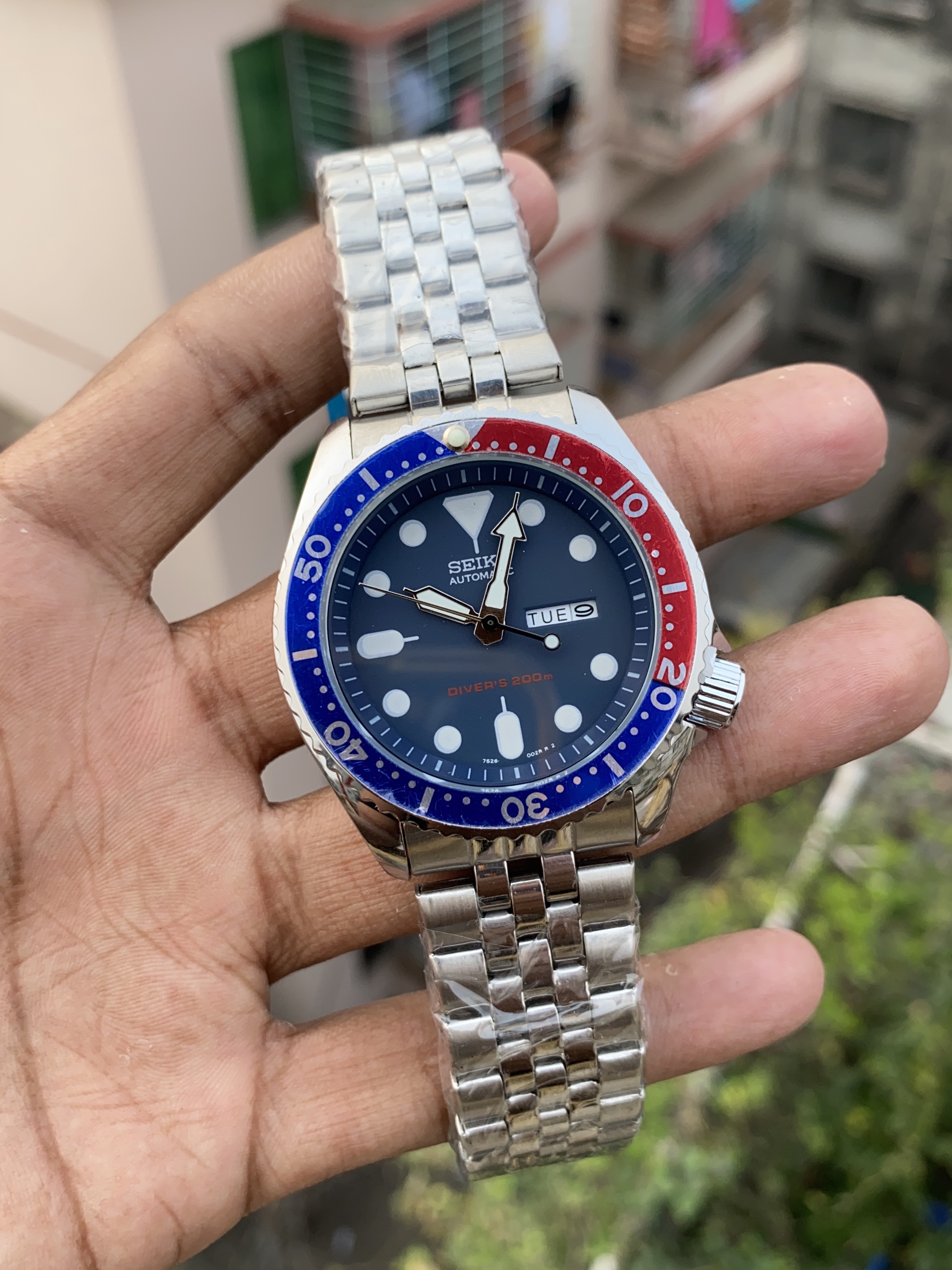 Seiko Diver daydate (Blue)