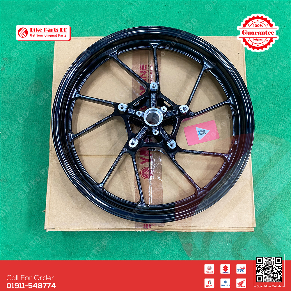 Alloy Rim (Front) for Yamaha FZS V3, FZX, R15 V3, R15 V4 & R15M, MT15 V1, MT15 V2 bike.