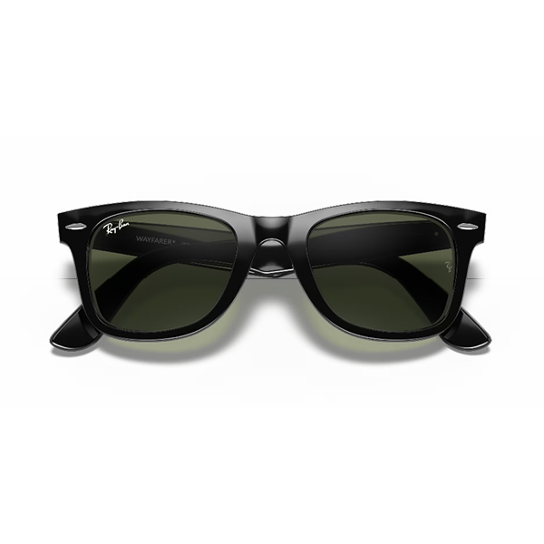 Black Wayfarer Sunglasses (Confidence Series)