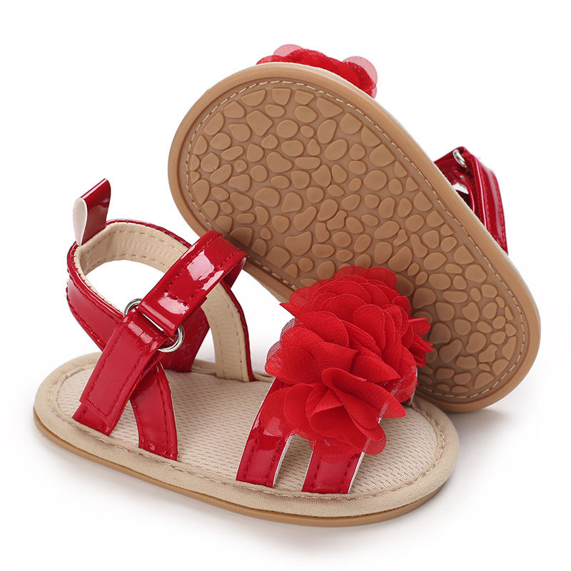 Baby Girls Anti Slip Sole Flower Sandals ( 6-18 months)_img_1