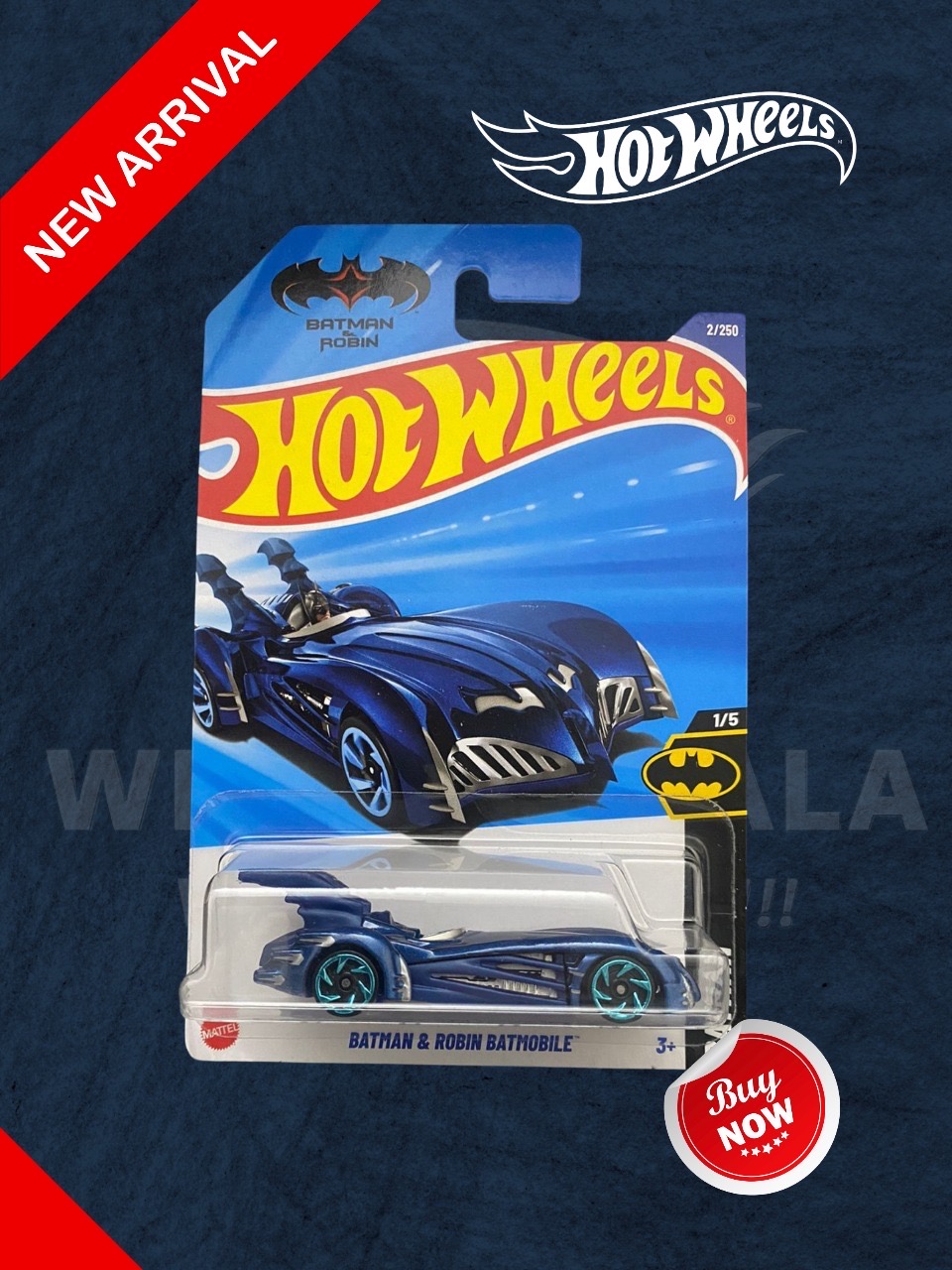 Blue Batman and Robin Batmobile (2025 Release)