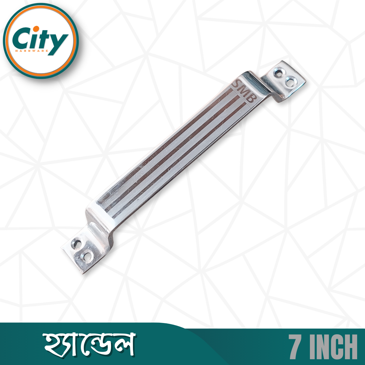 ৬ ইঞ্চি ডোর হ্যান্ডেল স্টেইনলেস স্টিল শিট হ্যান্ডেল লেজার প্রিন্ট করা দরজার হাতল_img_10