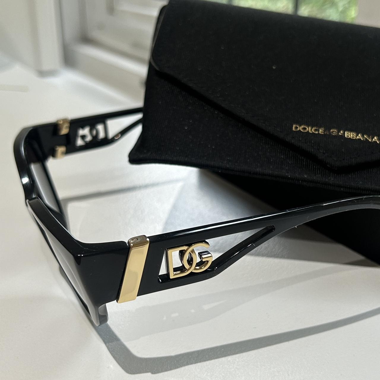 Dolce & Gabbana Women's Black and Gold Sunglasses(SUN149)_img_3