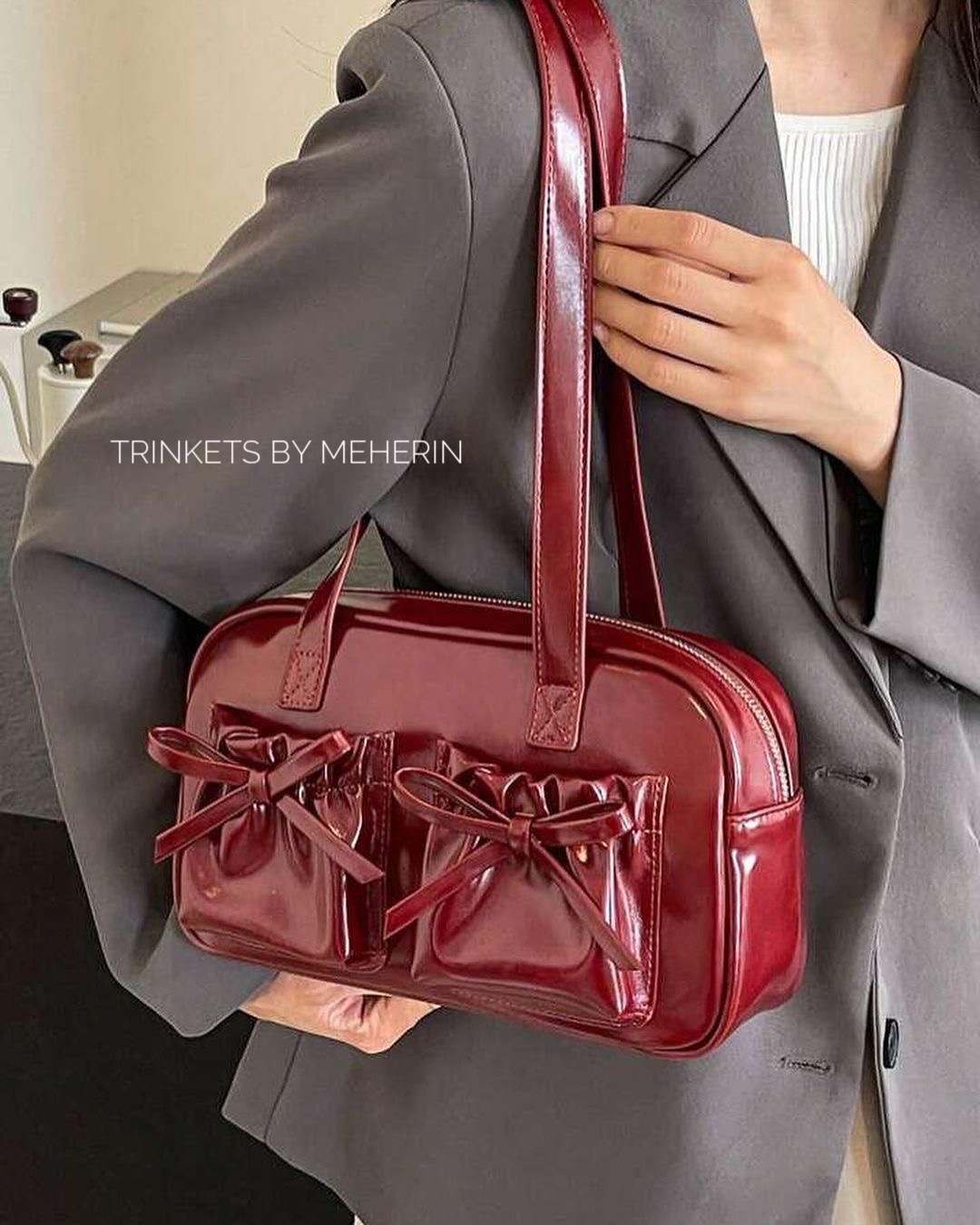 Red glossy bag_img_0