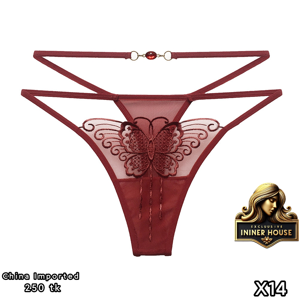 Butterfly Lace Thong Panty._img_4