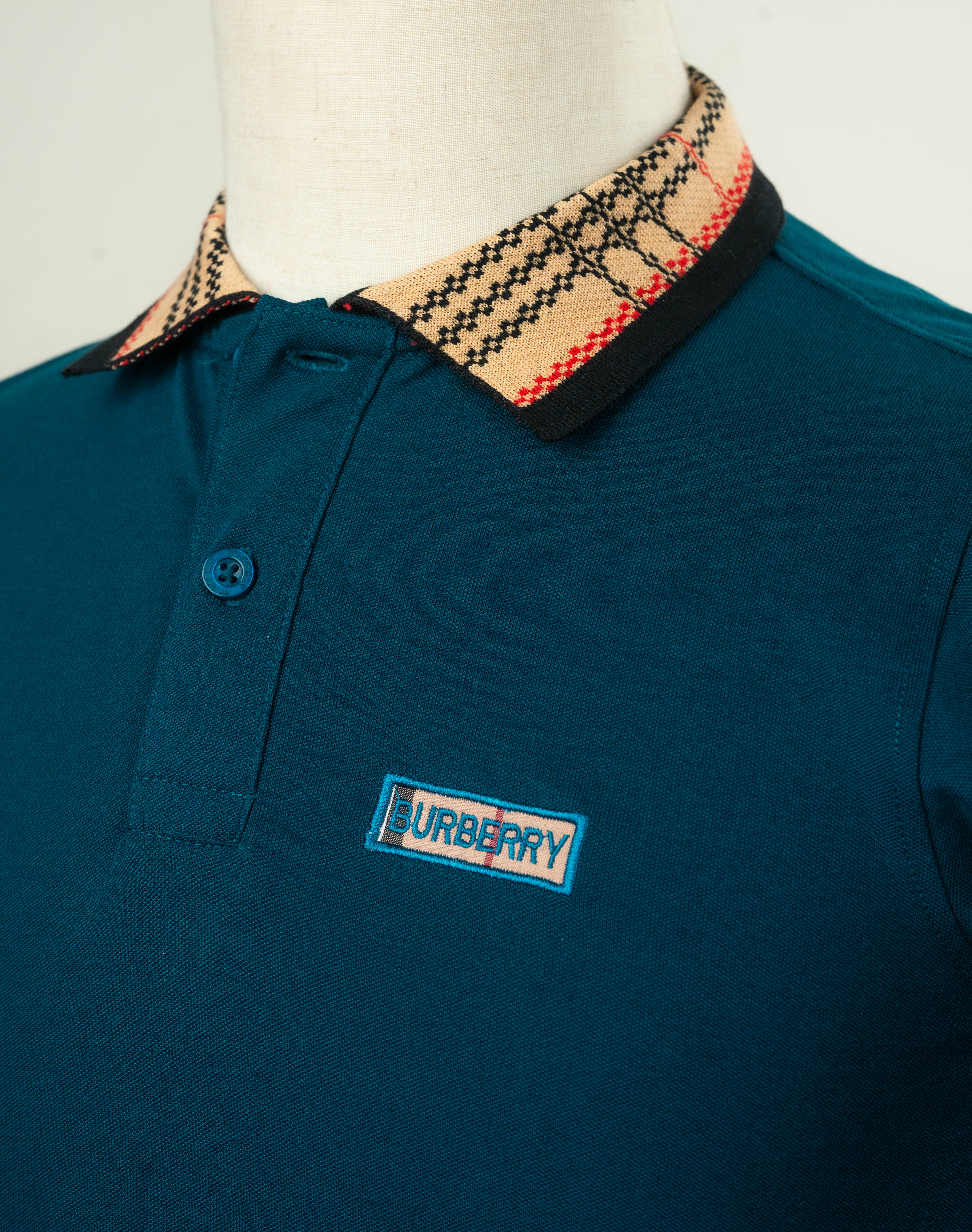 BB 12 Jaquard Collar Premium Polo Sailor Blue_img_1