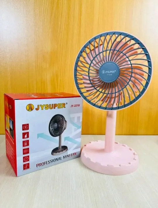 JYSUPER JY-2218 Rechargeable Portable Table / Desk Fan(M-036)_img_6