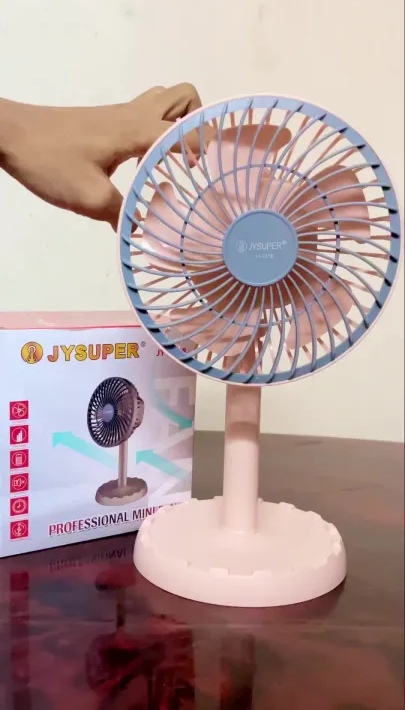 JYSUPER JY-2218 Rechargeable Portable Table / Desk Fan(M-036)_img_9