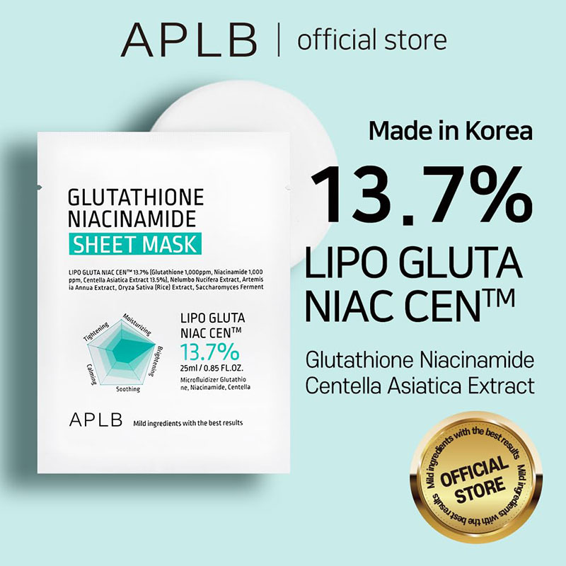 APLB Glutathione Niacinamide Sheet Mask_img_1