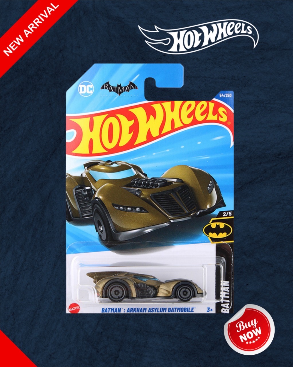 Batman: Arkham Asylum Batmobile (2024 release)