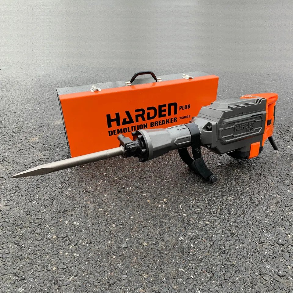 HARDEN 750832 1400W Demolition Breaker, 0-1800r/min, 45J, HEX-GAN; 750832