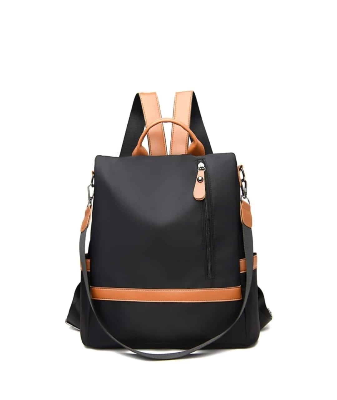 Casual Oxford Backpack Women Black Waterproof Nylon School Bags for Teenage Girls High Quality_img_9