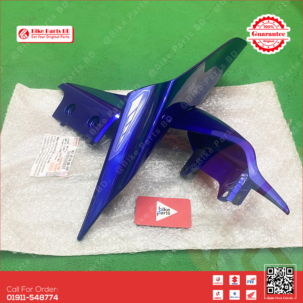 Back Panel for Yamaha R15 V3 Racing Blue (BS6) bike.