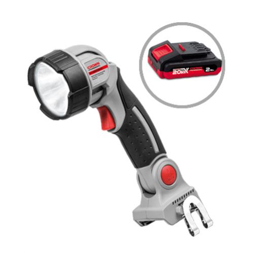 CROWN Cordless Work Light, 20V, 2Ah, LED power: 3w, With Battery And Charger; Model : CT26008_img_1