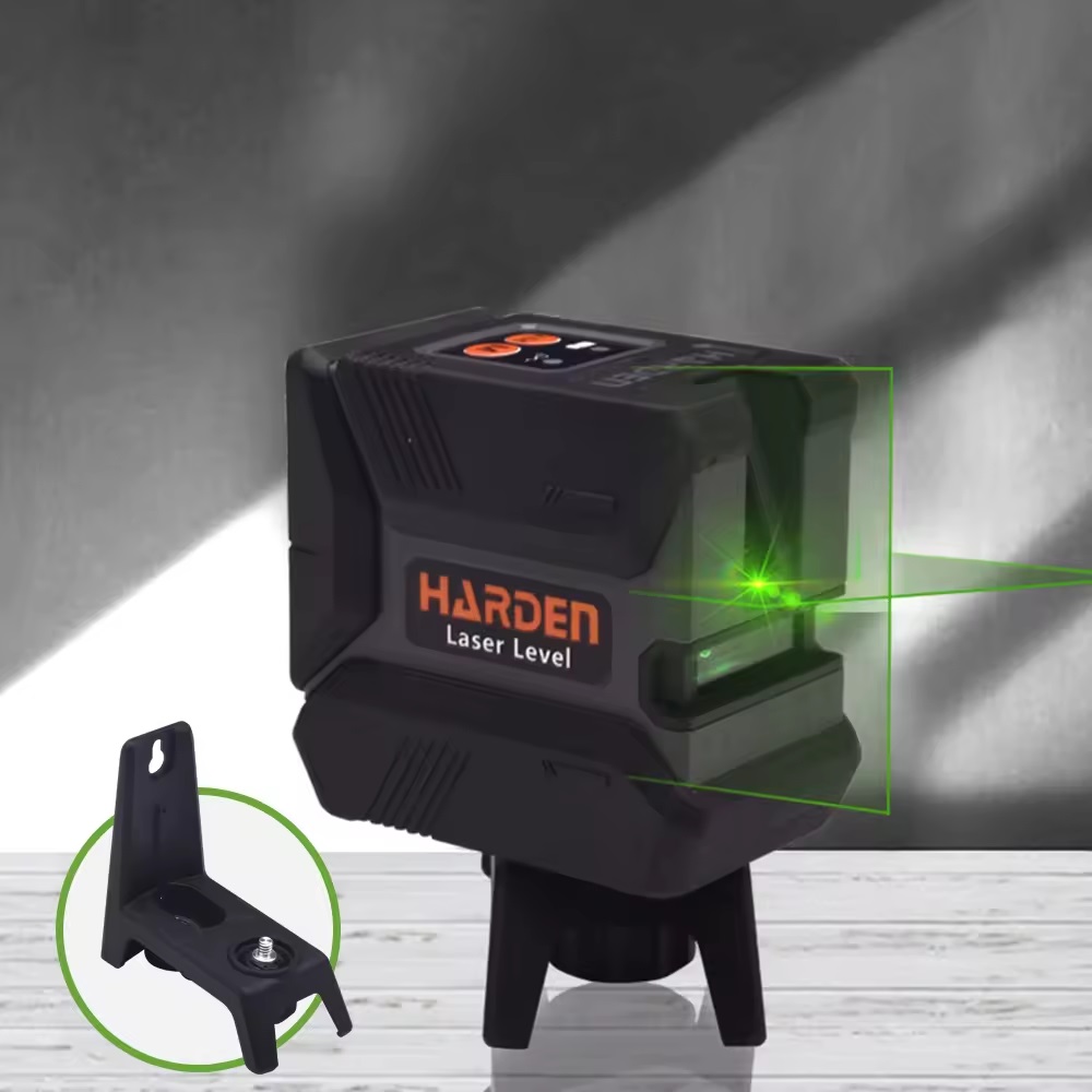 HARDEN 10M Green Beam Laser Level Self-Leveling Cross Line Laser Level 581002_img_2