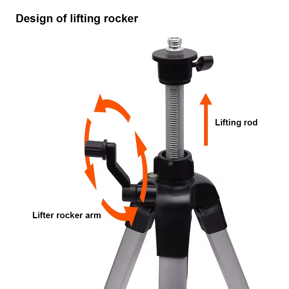 HARDEN 581014 570mm-1450mm aluminum elevator tripod optical instruments tripod laser level tripod 581014_img_2