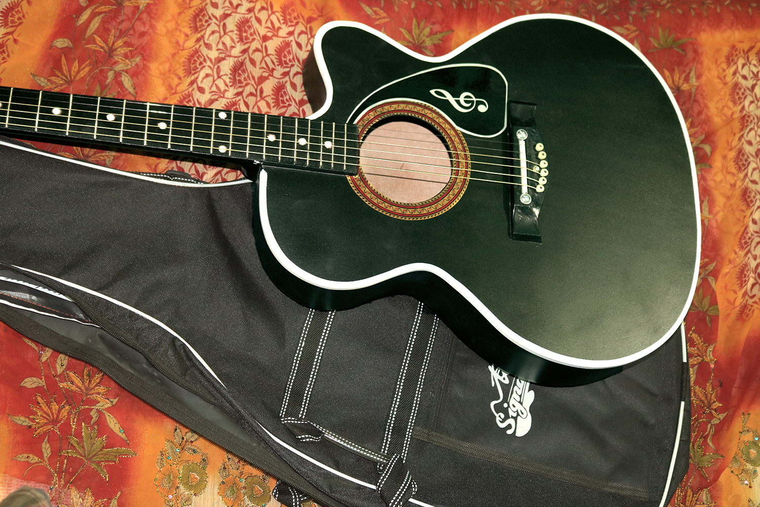Acoustic Guitar, Beginner Guitar, with 1-Year Warranty, Includes Free Lessons, Natural